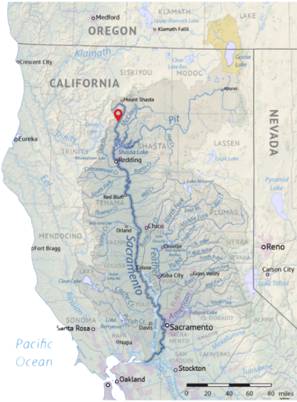 new sac river map with sf